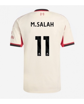Liverpool Mohamed Salah #11 Maglia Gara Trasferta Repliche 2025-26 Maniche Corte